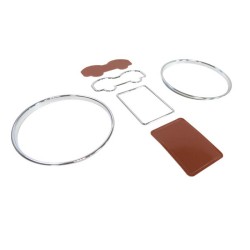 Δαχτυλίδια Καντράν Για VW Golf IV (4) 98-04, Bora 98-05 Χρώμιο