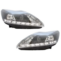 Μπροστινά Φανάρια Set Για Ford Focus 08-11 DRL Μαύρα H7/H1 Manual Sonar Μπροστινά Φανάρια Set Για Ford Focus 08-11 DRL Μαύρα H7/H1 Manual Sonar