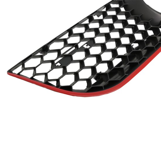 Μάσκα Για Vw Polo 9N3 05-09 GTI Look Κυψελωτή Με Κόκκινο Σιρίτι 1 Τεμάχιο