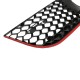 Μάσκα Για Vw Polo 9N3 05-09 GTI Look Κυψελωτή Με Κόκκινο Σιρίτι 1 Τεμάχιο