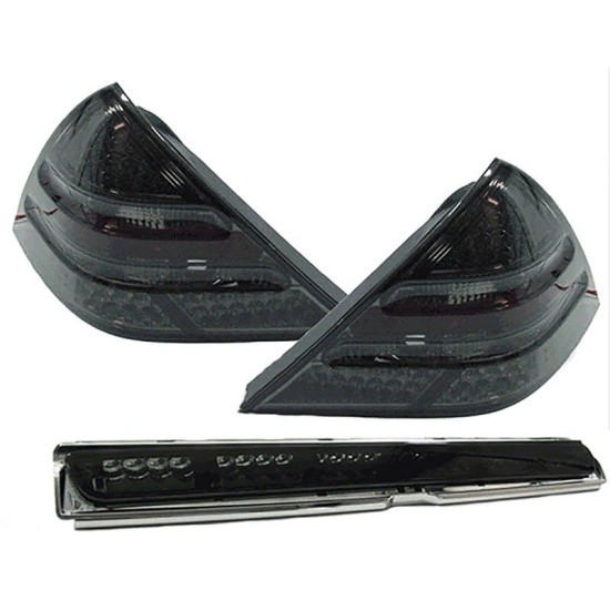 Πισινά Φανάρια Set Για Mercedes-Benz SLK R170 96-04 Led Φιμέ & Stop Set Eagle Eyes