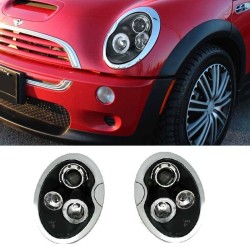 Μπροστινά Φανάρια Set Για Mini Cooper (R50/52/53) 01-06 Angel Eyes Μαύρα H1/H1 JunYan Μπροστινά Φανάρια Set Για Mini Cooper (R50/52/53) 01-06 Angel Eyes Μαύρα H1/H1 JunYan