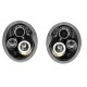 Μπροστινά Φανάρια Set Για Mini Cooper (R50/52/53) 01-06 Angel Eyes Μαύρα H1/H1 JunYan