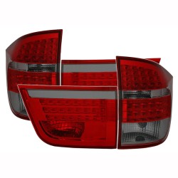 Πισινά Φανάρια Set Για Bmw X5 E70 07-10 Led Κόκκινο/Φιμέ Eagle Eyes
