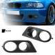 Καπάκια Προβολέα Εμπρός Πλαινά Για Bmw 3 E46 M3 98-05 Hamman Look Διπλά Μαύρα Αριστερό & Δεξί 2 Τεμάχια