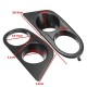 Καπάκια Προβολέα Εμπρός Πλαινά Για Bmw 3 E46 M3 98-05 Hamman Look Διπλά Μαύρα Αριστερό & Δεξί 2 Τεμάχια