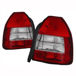 Πισινά Φανάρια Set Για Honda Civic 96-01 3D Κόκκινο/Crystal Sonar Πισινά Φανάρια Set Για Honda Civic 96-01 3D Κόκκινο/Crystal Sonar