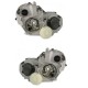 Μπροστινά Φανάρια Set Για Mercedes-Benz C-Class W203 00-07 Projectors Μαύρα H7/H7 Με Ρυθμιστή Αέρος Depo