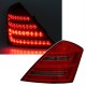 Πισινά Φανάρια Set Για Mercedes-Benz S-Class W221 05-09 Led Κόκκινο/Φιμέ Depo