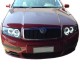 Μπροστινά Φανάρια Set Για Skoda Fabia 6Y 99-07 ccfl Angel Eyes Μαύρα H1/H1 Eagle Eyes
