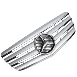 Μάσκα Για Mercedes-Benz E-Class W211 06-09 Amg Look Με 4 Γρίλιες Ασημί/Χρώμιο 1 Τεμάχιο Μάσκα Για Mercedes-Benz E-Class W211 06-09 Amg Look Με 4 Γρίλιες Ασημί/Χρώμιο 1 Τεμάχιο