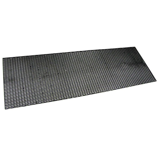 Σίτα Προφυλακτήρα Universal Πλαστική Honeycomb 120x40cm Με Τρύπα 18mm x 8mm Μαύρη