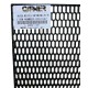 Σίτα Προφυλακτήρα Universal Πλαστική Honeycomb 120x40cm Με Τρύπα 18mm x 8mm Μαύρη