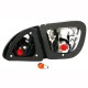 Πισινά Φανάρια Set Για Seat Leon 1M 99-05 Μαύρα JunYan