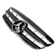 Μάσκα Για Mercedes-Benz S-Class W221 05-09 Amg Look Με 3 Γρίλιες Μαύρο/Χρώμιο 1 Τεμάχιο