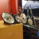 Μπροστινά Φανάρια Set Για Mercedes-Benz E-Class W211 02-06 Χρωμίου Facelift Look H7/H7 (Halogen) Με Μοτέρ Depo