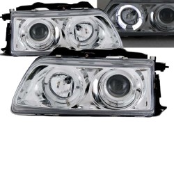 Μπροστινά Φανάρια Set Για Honda CRX 90-92 Angel Eyes Χρωμίου H1/H1 Manual Sonar Μπροστινά Φανάρια Set Για Honda CRX 90-92 Angel Eyes Χρωμίου H1/H1 Manual Sonar