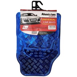 Πατάκια Αυτοκινήτου Universal Αλουμινίου Μπλε 4 Τεμάχια Πατάκια Αυτοκινήτου Universal Αλουμινίου Μπλε 4 Τεμάχια