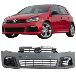 Μπροστινός Προφυλακτήρας Για VW Golf VI (6) 08-11 R20 Look Με DRL & PDC Μπροστινός Προφυλακτήρας Για VW Golf VI (6) 08-11 R20 Look Με DRL & PDC