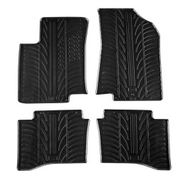 Πατάκια Αυτοκινήτου Gledring 0236 Kia Rio 3 Hatchback 2011-2017 Μαύρο 4 Τεμάχια