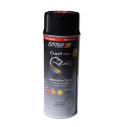 Σπρέι Βαφής Ακριλυκό Μαύρο Ματ Motip Crafts RΑL 9005 400ml Σπρέι Βαφής Ακριλυκό Μαύρο Ματ Motip Crafts RΑL 9005 400ml