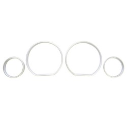 Δαχτυλίδια Καντράν Για Bmw 3 E36 90-99 Ασημί Ματ