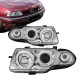 Μπροστινά Φανάρια Set Για Opel Astra F 91-94 Angel Eyes & Led Χρωμίου H1/H1 Manual Sonar