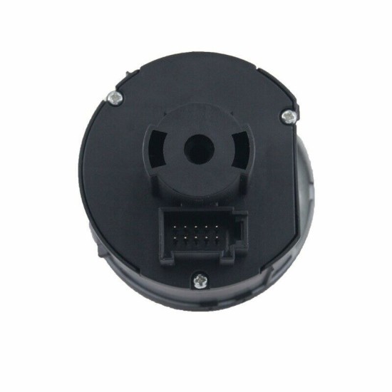 Διακόπτης Φώτων Για Seat Mii 12+ / Alhabra 10+ / VW New Beetle 16+ / Golf V 04-08 , Jetta 05-10 , Up 16+ , Touran 03-15 , Tiguan 07-16 , Transporter 03-19 , Amarok 10+ Μαύρο/Χρώμιο 10 Pin
