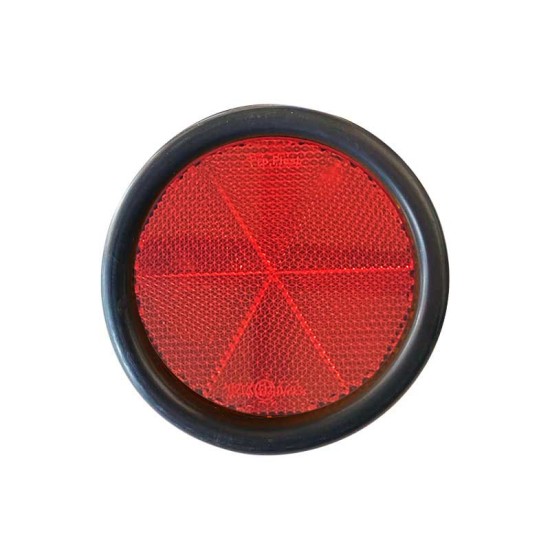 Αντανακλαστικό Βιδωτό Με Βάση Στρόγγυλο 80mm Proplast Κόκκινο 26111202 1 Τεμάχιο