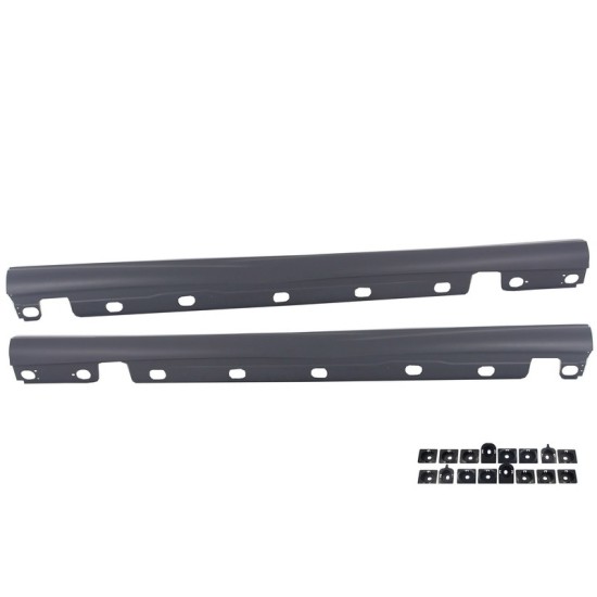 Πλαινά Μασπιέ Για Mercedes-Benz S-Class W221 06-13 Amg S65 Look Κοντό Από Abs Πλαστικό 2 Τεμάχια