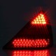 Πισινά Φανάρια Set Για Mercedes-Benz SLK R170 96-04 Led Κόκκινο/Φιμέ Depo