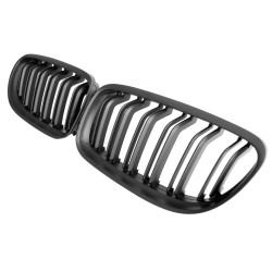 Καρδιές Μάσκας Για Bmw 3 E90 /E91 08-11 M4 Look Με Διπλή Γρίλια Μαύρο Ματ 2 Τεμάχια Καρδιές Μάσκας Για Bmw 3 E90 /E91 08-11 M4 Look Με Διπλή Γρίλια Μαύρο Ματ 2 Τεμάχια