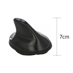 Κεραία Οροφής Αυτοκινήτου Universal Τύπου Καρχαρία Μαύρη Μικρή Με Καλώδιο GPSFMAM