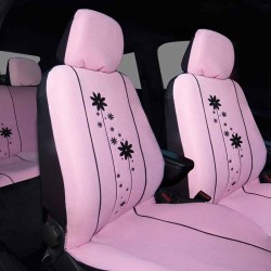 Καλύμματα Υφασμάτινα Urban Girl Ροζ Σετ Εμπρός-Πίσω 15 Τεμάχια FUND96P