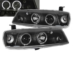Μπροστινά Φανάρια Set Για Opel Calibra 90-97 Angel Eyes Μαύρα Η1/Η1/Η1 Sonar Μπροστινά Φανάρια Set Για Opel Calibra 90-97 Angel Eyes Μαύρα Η1/Η1/Η1 Sonar