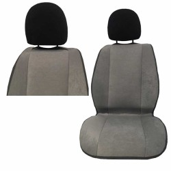 Πλατοκαθίσματα Μπροστινά Alcadara Super Fresh Γκρι 2 Τεμάχια Πλατοκαθίσματα Μπροστινά Alcadara Super Fresh Γκρι 2 Τεμάχια