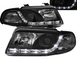 Μπροστινά Φανάρια Set Για Audi A4 B5 99-00 DRL Μαύρα H1/H1 Sonar Μπροστινά Φανάρια Set Για Audi A4 B5 99-00 DRL Μαύρα H1/H1 Sonar
