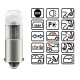 Λάμπες Led BA9S T4W 12volt 0.8watt 6000k 3893DWP-02B 2 Τεμάχια