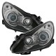 Μπροστινά Φανάρια Set Για Opel Corsa D 06-11 Angel Eyes Μαύρα H7/H1 Depo