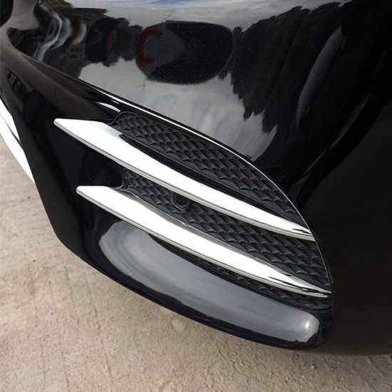 Τριμ Προφυλακτήρα Εμπρός Χρωμίου Για Mercedes-Benz E-Class W213 16+ Σετ 4 Τεμαχίων