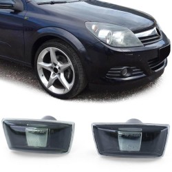 Πλαϊνά Φλας Φτερού Για Opel Astra H 04-10 / Corsa D 06-11 / Insignia 08-12 / Zafira B 05-14 Smoke 2 Τεμάχια