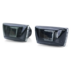 Πλαϊνά Φλας Φτερού Για Opel Astra H 04-10 / Corsa D 06-11 / Insignia 08-12 / Zafira B 05-14 Smoke 2 Τεμάχια