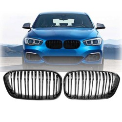Καρδιές Μάσκας Για Bmw 1 F20 / F21 15-19 M4 Look Με Διπλή Γρίλια Με 14 Γραμμές Μαύρο Γυαλιστερό 2 Τεμάχια Καρδιές Μάσκας Για Bmw 1 F20 / F21 15-19 M4 Look Με Διπλή Γρίλια Με 14 Γραμμές Μαύρο Γυαλιστερό 2 Τεμάχια