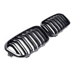 Καρδιές Μάσκας Για Bmw 1 F20 / F21 15-19 M4 Look Με Διπλή Γρίλια Με 14 Γραμμές Μαύρο Γυαλιστερό 2 Τεμάχια Καρδιές Μάσκας Για Bmw 1 F20 / F21 15-19 M4 Look Με Διπλή Γρίλια Με 14 Γραμμές Μαύρο Γυαλιστερό 2 Τεμάχια