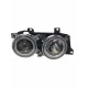 Μπροστινά Φανάρια Set Για Bmw 5 E34 88-95 / 7 E32 86-94 Angel Eyes Μαύρα H1/H1 Carner
