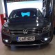 Μπροστινά Φανάρια Set Για Vw Passat B7 10-14 DRL Μαύρα H7/H7 Με Μοτέρ Eagle Eyes