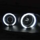Μπροστινά Φανάρια Set Για Opel Astra G 97-04 ccfl Angel Eyes Μαύρα H1/H1 Sonar