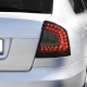 Πισινά Φανάρια Set Για Skoda Octavia 1Z 04-13 Sedan Led Black/Smoke LH Group