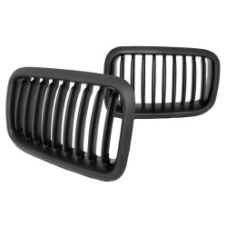 Καρδιές Μάσκας Για Bmw 3 E36 90-96 Μαύρο Ματ Με 9 Γραμμές 2 Τεμάχια Καρδιές Μάσκας Για Bmw 3 E36 90-96 Μαύρο Ματ Με 9 Γραμμές 2 Τεμάχια