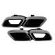 Μπούκες Εξάτμισης Για Mercedes-Benz C-Class W205 / E-Class W213 / S-Class W222 / GLE C292 / GLE W166 / GLC W253 Amg Look 2 Τεμάχια